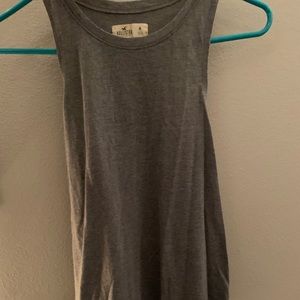 Tank top with a lace bottom